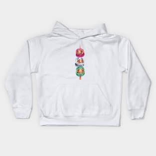 Dango Daruma Japan Kids Hoodie